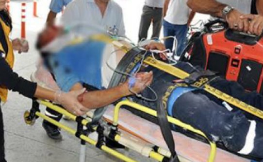 Alanya'da inşaattan düşen işçi komada