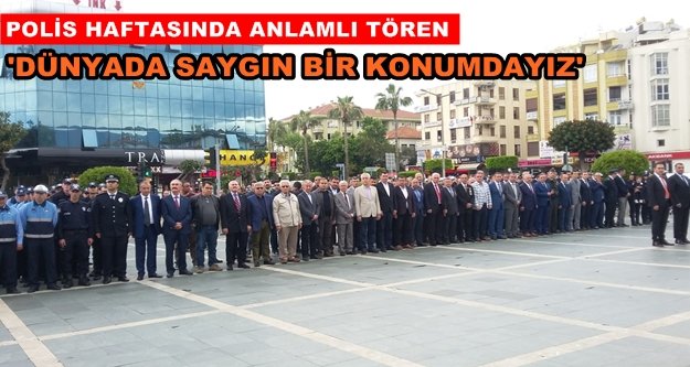 Alanya'da polisler unutulmadı