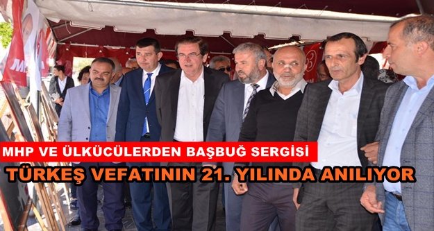 Alanya'da Türkeş için sergi açıldı