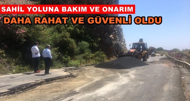 Alanya-Gazipaşa Yoluna bakım yapıldı