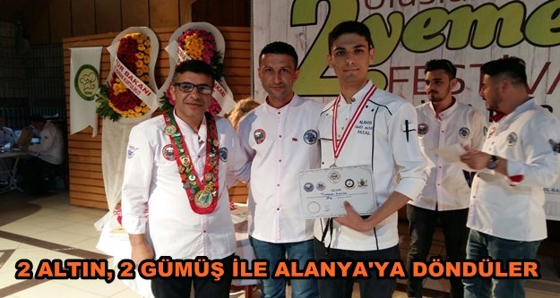 Alanya'nın genç aşçılarından büyük başarı