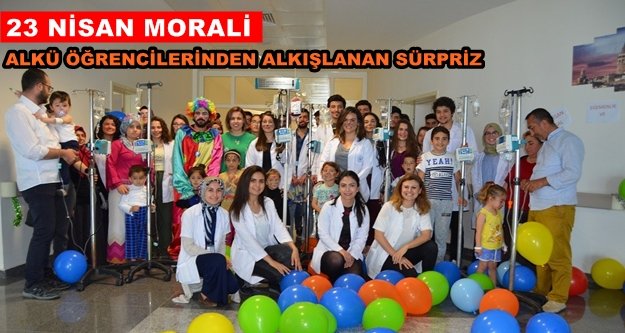 Alanya’da çocuklara 23 Nisan sürprizi
