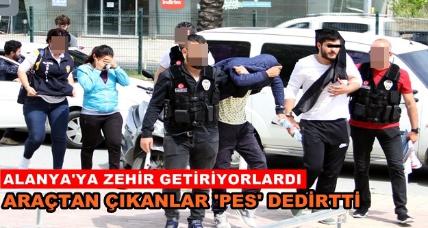 Alanya’da uyuşturucu operasyonu: 3 gözaltı