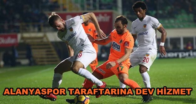 Alanyaspor'dan Kayseri'ye özel uçak