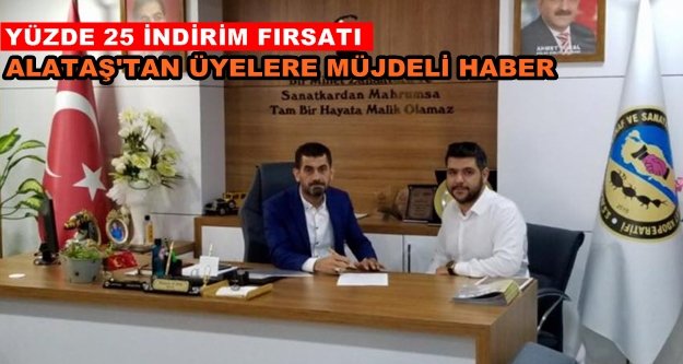 Alataş'tan sağlık indirimi