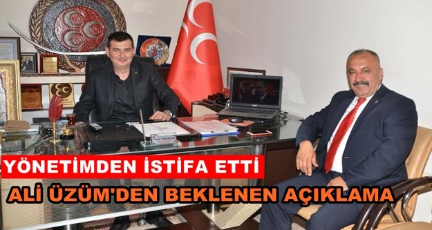 Ali Üzüm aday adaylığını açıkladı