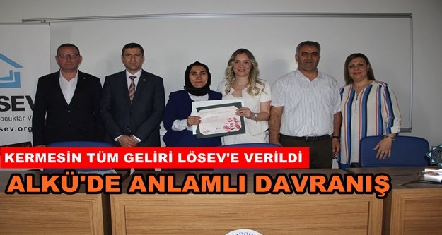 ALKÜ'den Lösev'e destek