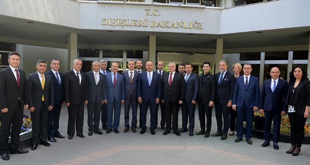 ATSO yeni yönetiminden Çavuşoğlu ziyareti