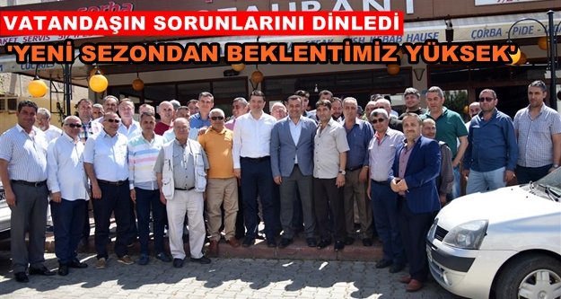 Başkan Yücel şehrin sorunlarını çözüyor