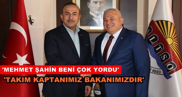 Çavuşoğlu Şahin'i tebrik etti
