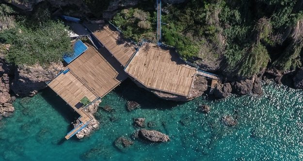 Falez plajlarında yaz hazırlığı