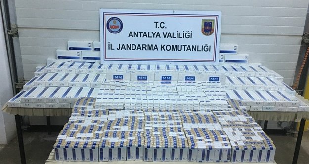Gazipaşa'da kaçak sigara operasyonu
