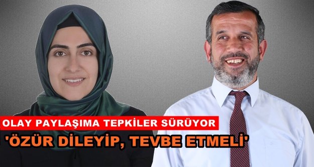 'Kafir' paylaşımına bir tepkide Sarıca'dan