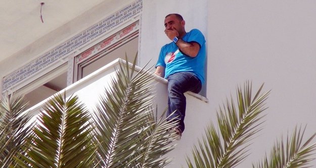 Komşuda intihar girişimi