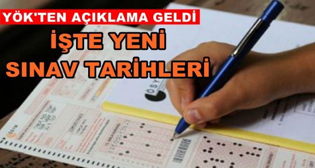 Seçimler nedeniyle sınavlar ertelendi