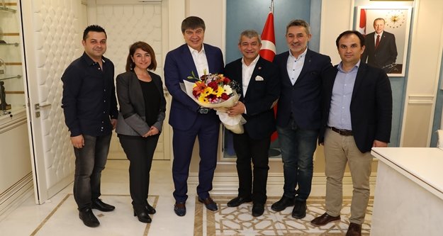 Türel, AGC ve TSYD yönetimini ağırladı