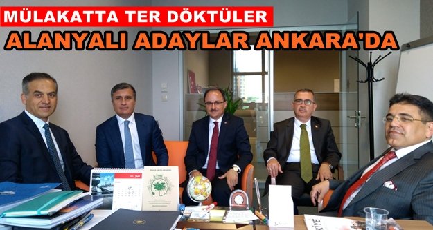 Ak Partili adaylar mülakata girdi