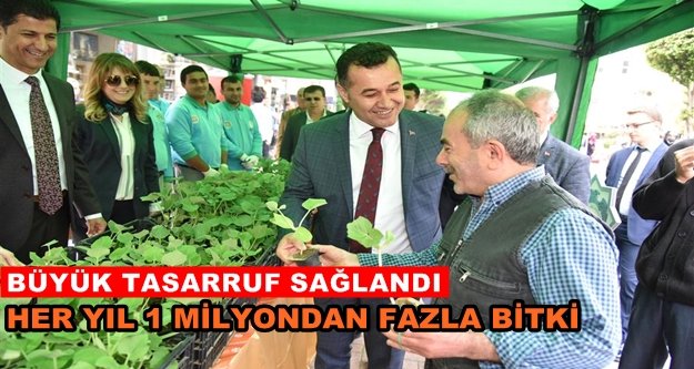 Alanya Belediyesi kendi bitki ve çiçeğini üretiyor