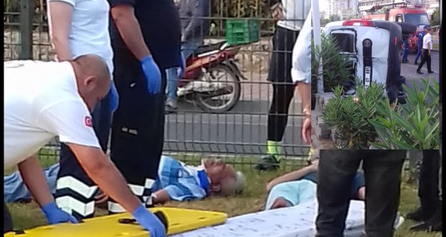 Alanya'da feci kaza, yaralılar var
