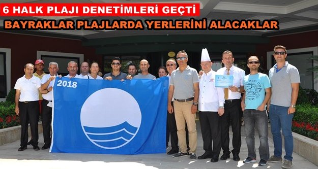 Alanya'da mavi bayraklar dağıtıldı