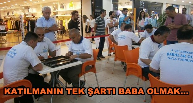 Alanya'da tavla turnuvası