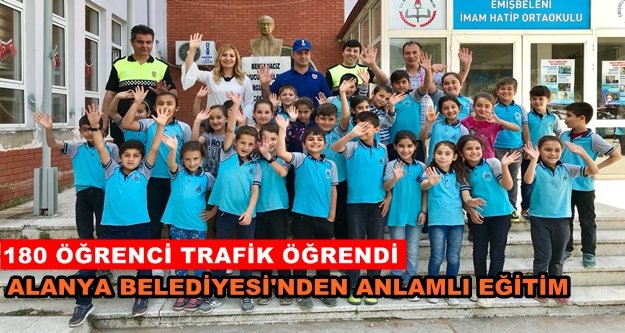 Alanya'da uygulamalı trafik eğitimi
