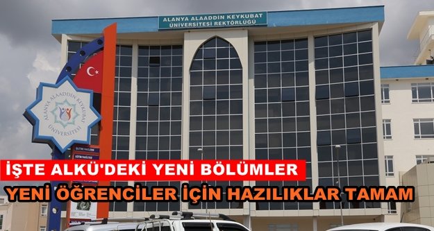 ALKÜ’de 15 yeni bölüme öğrenci geliyor