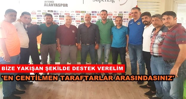 Başkan Çavuşoğlu taraftarla buluştu