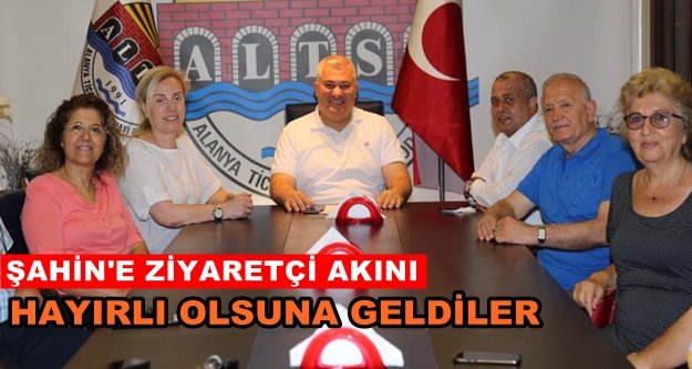 Başkan Şahin'e 'hayırlı olsun' ziyaretleri sürüyor