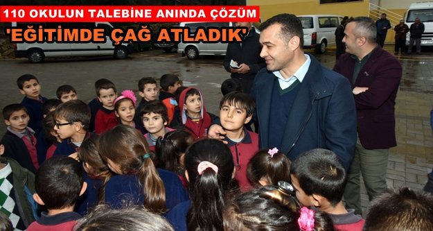 Başkan Yücel'den 4 yılda eğitime büyük destek