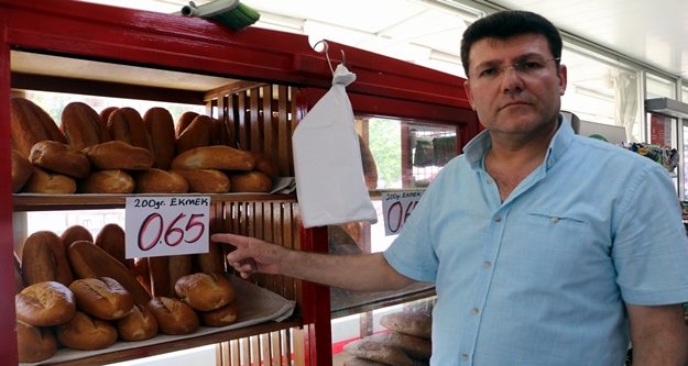 Ekmeği şimdi de 65 kuruşa satıyor