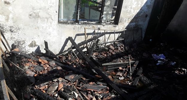 Gecekondu yangını ucuz atlatıldı