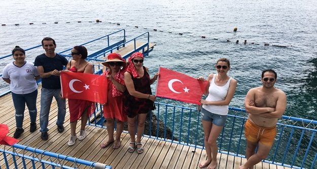 Mavi bayraklı Falez plajları açıldı