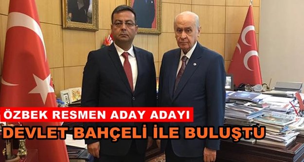 MHP'li Özbek resmen başvurdu