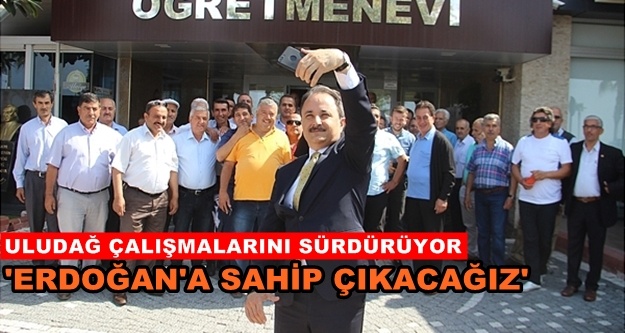 Nurettin Uludağ Alanyalı muhtarlarla buluştu