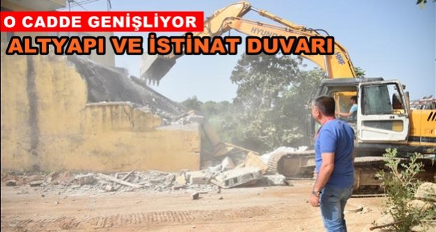 Oba'da yol çalışması