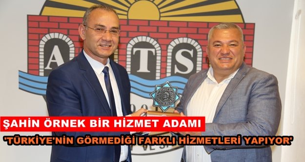 Rektör Pınarbaşı'ndan Şahin'e tebrik