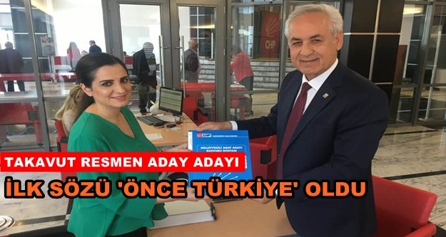 Takavut başvurusunu yaptı