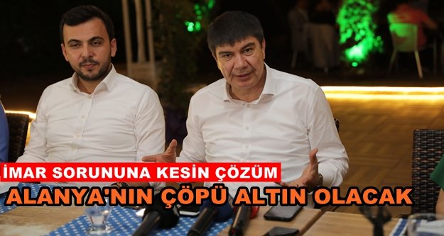 Türel'dan Alanya'ya müjde üstüne müjde