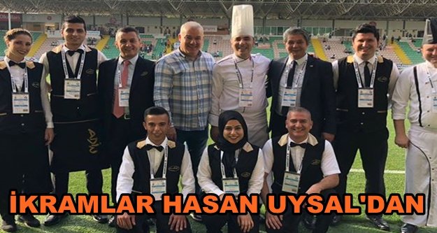 Uysal'a ikram teşekkürü