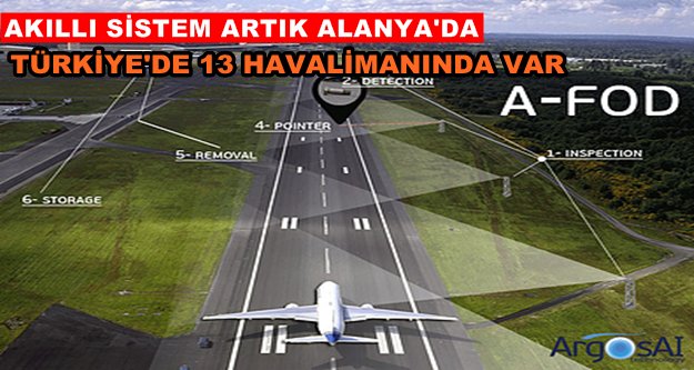Yapay zeka sistemi Alanya Havalimanı'nda