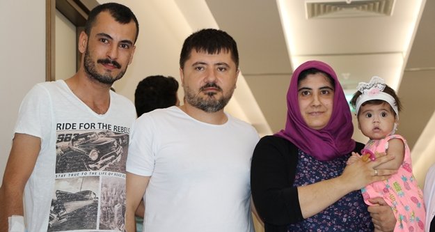 1 yaşındaki Eylül’e babası ve arkadaşı umut oldu
