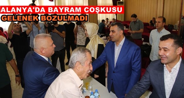 Alanya bayramlaşma töreninde buluştu