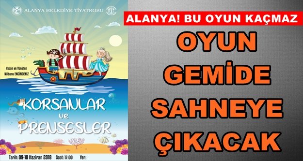 Alanya çocuk tiyatrosu seyirci karşısında