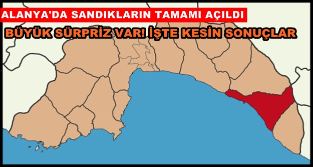 Alanya'da flaş! İYİ Parti CHP'yi geçti ikinci parti oldu
