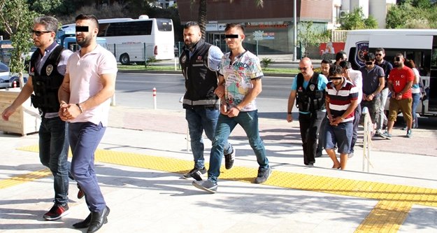 Alanya’daki uyuşturucu operasyonuna 14 tutuklama