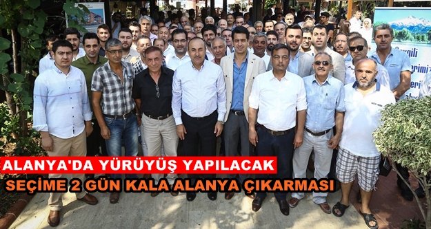 Bakan Çavuşoğlu Alanya'da