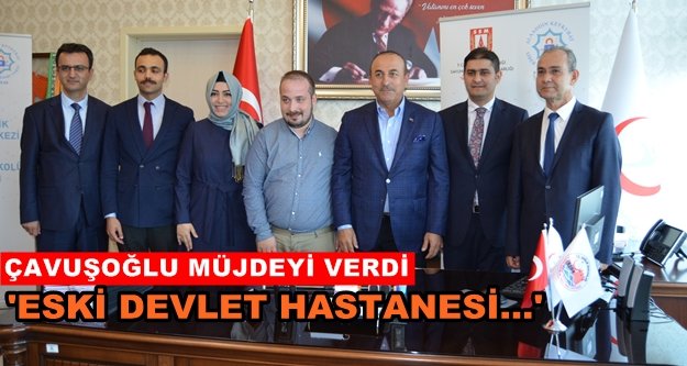 Bakan Çavuşoğlu'ndan hastane ziyareti