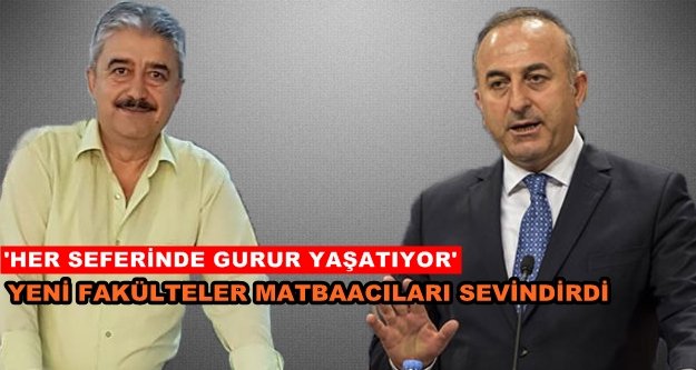 Çavuşoğlu'na Sanat ve Tasarım Fakülteleri teşekkürü