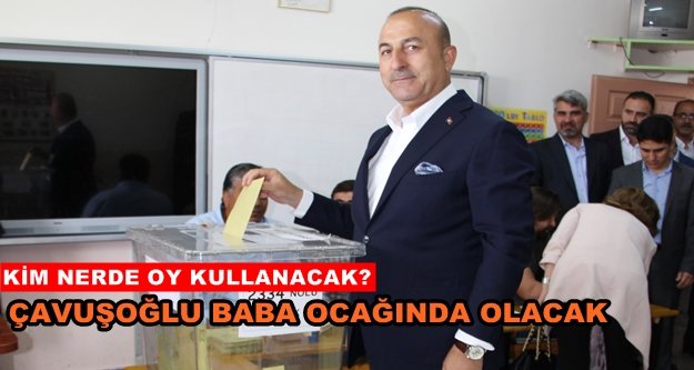 Çavuşoğlu oyunu Alanya'da kullanacak